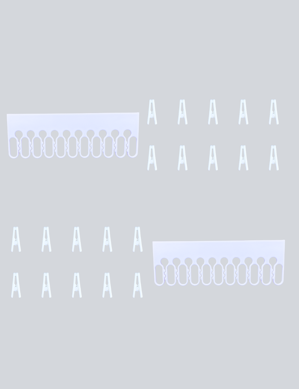 Sock & Underwear Hanger Kit (x2 sock hangers & 20 pegs)