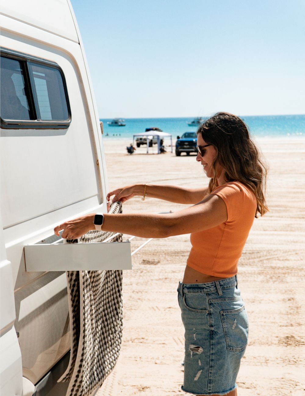 Fold-Away Drying Rack for Campervans, RVs & Small Spaces