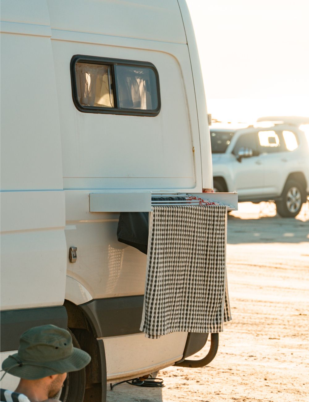 Fold-Away Drying Rack for Campervans, RVs & Small Spaces
