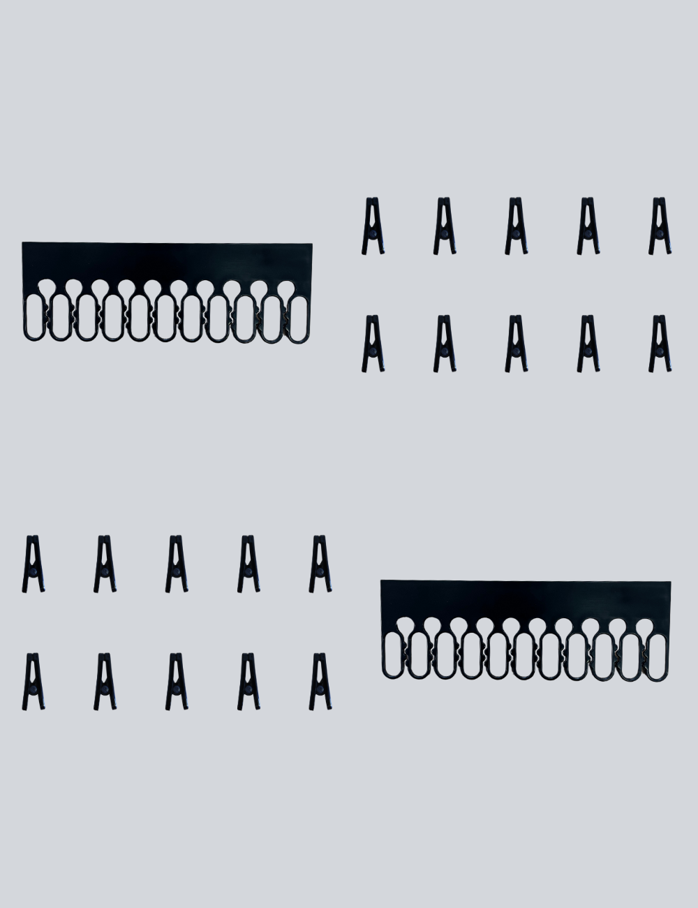 Sock & Underwear Hanger Kit (x2 sock hangers & 20 pegs)