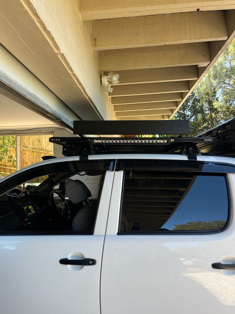 Folds flat against your rig